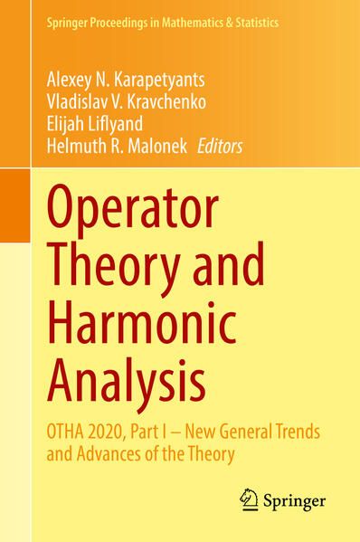 Produktbild: Operator Theory and Harmonic Analysis