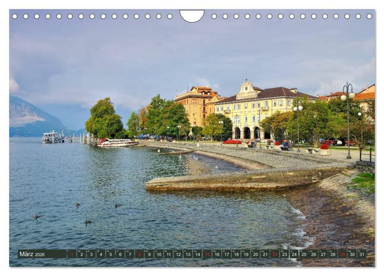 Produktbild: Lago Maggiore - Bezaubernde Orte am Westufer (Wandkalender 2026 DIN A4 quer), CALVENDO Monatskalender
