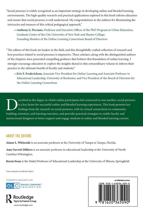 Produktbild: Social Presence in Online Learning