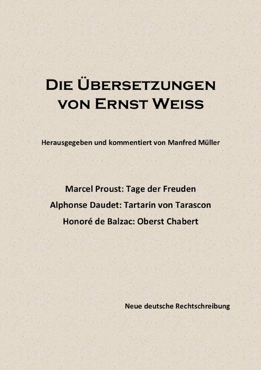 Produktbild: Die &Uuml;bersetzungen von Ernst Wei&szlig;
