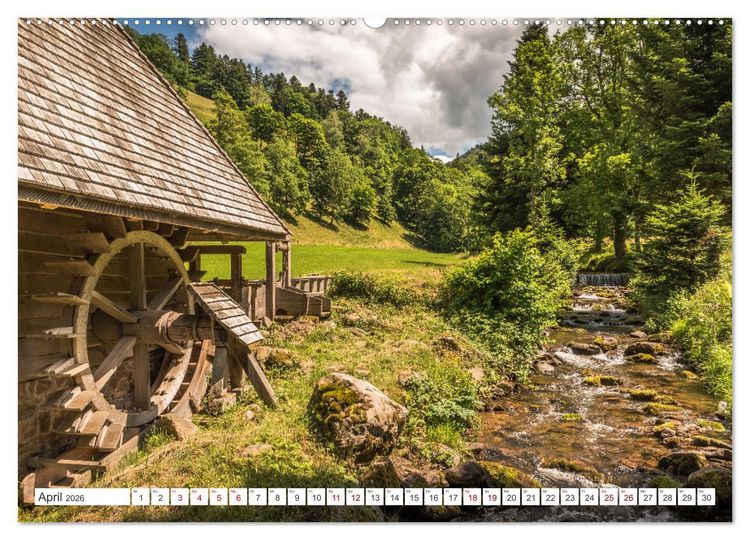Produktbild: Schwarzwald (Wandkalender 2026 DIN A2 quer), CALVENDO Monatskalender
