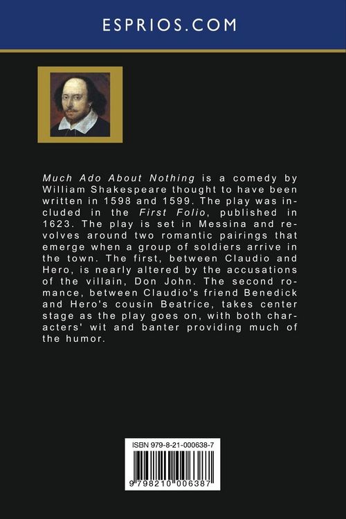 Produktbild: Much Ado About Nothing (Esprios Classics)