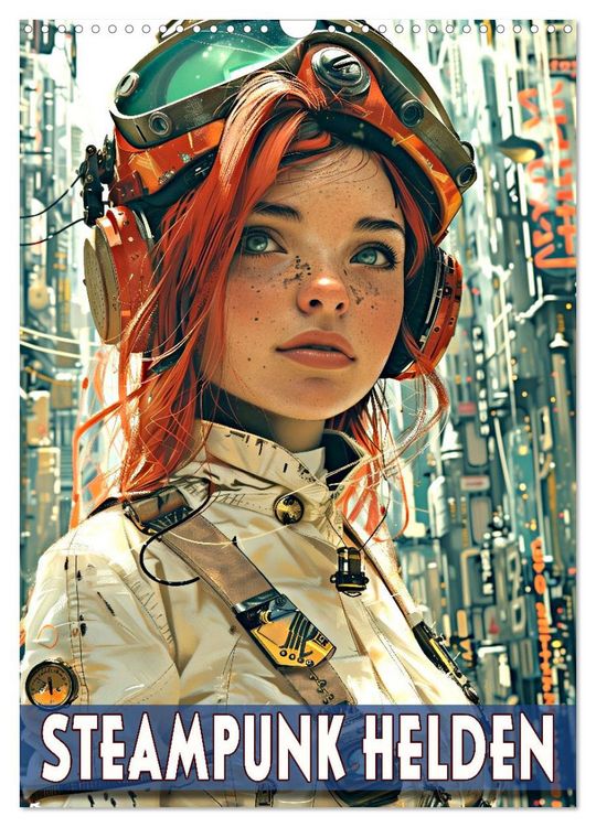 Produktbild: Steampunk Helden (Wandkalender 2026 DIN A3 hoch), CALVENDO Monatskalender