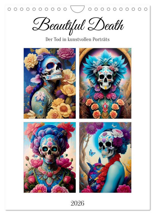 Produktbild: Beautiful Death (Wandkalender 2026 DIN A4 hoch), CALVENDO Monatskalender