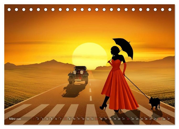 Produktbild: Ladies first by Mausopardia (Tischkalender 2026 DIN A5 quer), CALVENDO Monatskalender