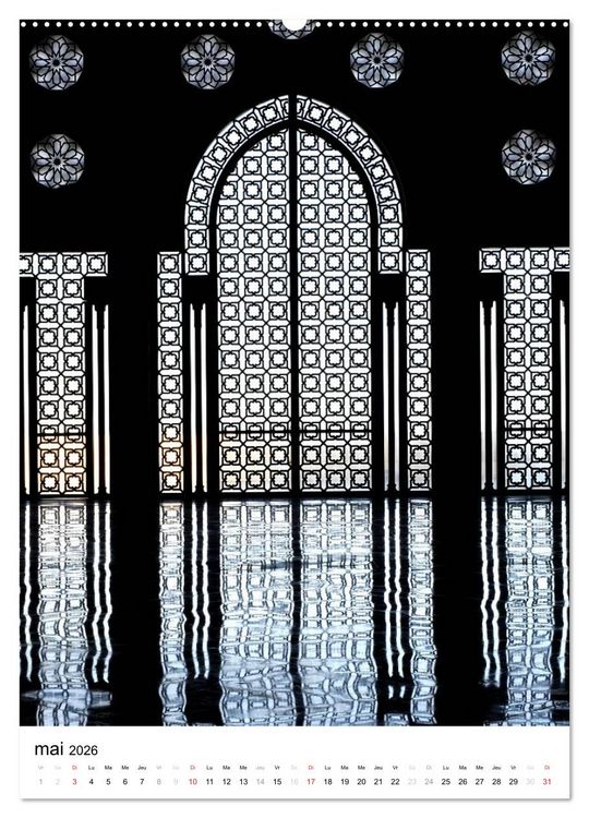 Produktbild: Portes du Maroc (Calendrier mural 2026 DIN A2 horizontal) calendrier de bureau