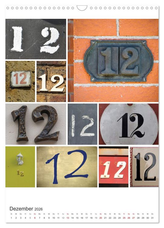 Produktbild: Das Jahr in Zahlen (Wandkalender 2026 DIN A3 hoch), CALVENDO Monatskalender
