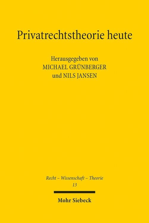 Produktbild: Privatrechtstheorie heute
