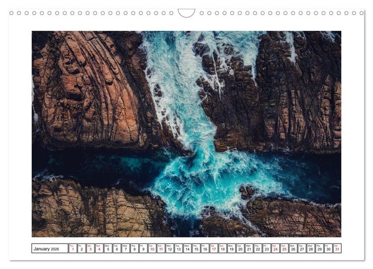 Produktbild: Seascapes of Western Australia (Wall Calendar 2026 DIN A3 landscape), CALVENDO 12 Month Wall Calendar