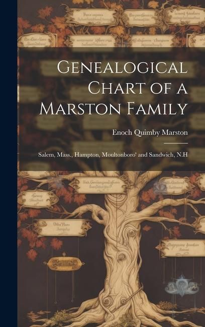 Produktbild: Genealogical Chart of a Marston Family; Salem, Mass., Hampton, Moultonboro' and Sandwich, N.H