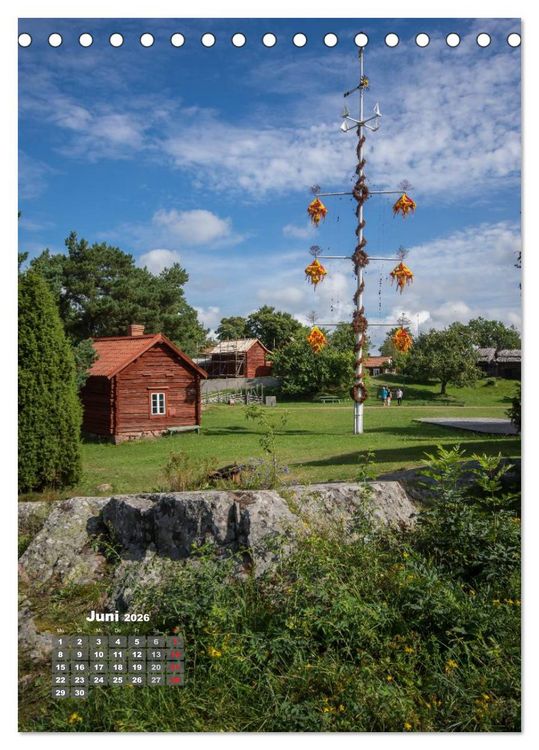 Produktbild: Die &Aring;landinseln (Tischkalender 2026 DIN A5 hoch), CALVENDO Monatskalender