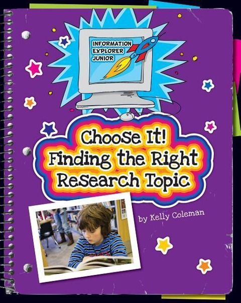 Produktbild: Choose It! Finding the Right Research Topic