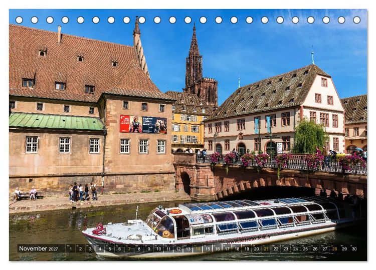 Produktbild: Stra&szlig;burg - ein fotografischer Streifzug (Tischkalender 2027 DIN A5 quer), CALVENDO Monatskalender