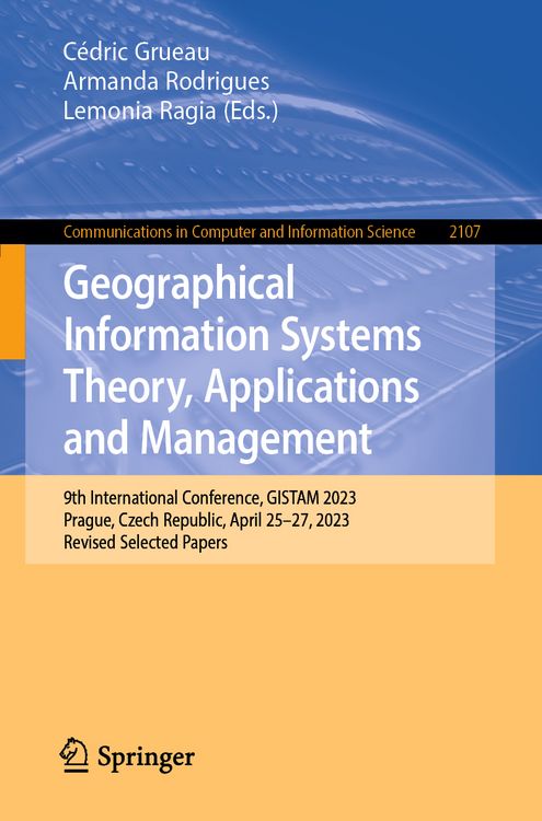 Produktbild: Geographical Information Systems Theory, Applications and Management