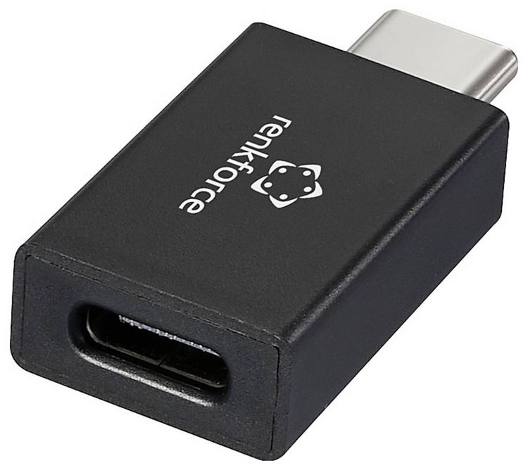 Produktbild: Renkforce USB Datenblocker Adapter [1x USB-C&reg; Stecker - 1x USB-C&reg; Buchse] RF-6615900