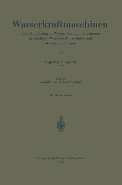 Produktbild: Wasserkraftmaschinen
