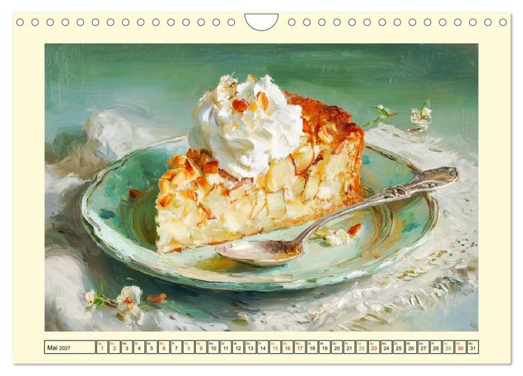 Produktbild: Pattiserie und Pinsel. Tortentr&auml;ume in kunstvoller &Ouml;loptik (Wandkalender 2027 DIN A4 quer), CALVENDO Monatskalender