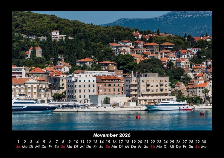 Produktbild: Kroatien 2026 Fotokalender DIN A3