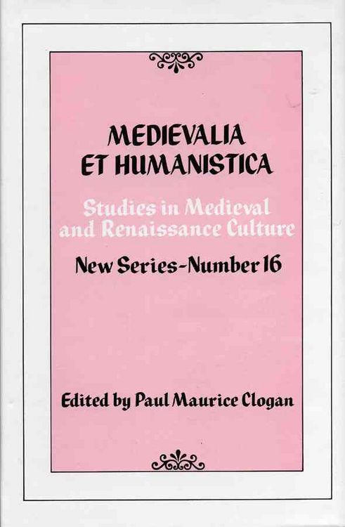 Produktbild: Medievalia Et Humanistica No 1