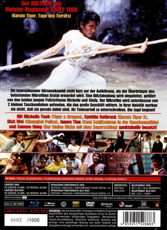 Produktbild: Ultra Force 2 - In the Line of Duty II - Mediabook - Cover C - Limited Edition auf 1000 St&uuml;ck (+ DVD)