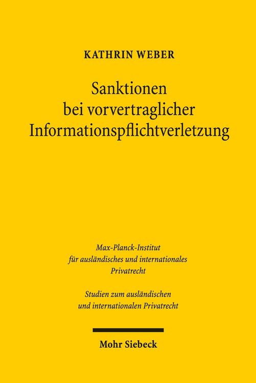 Produktbild: Sanktionen bei vorvertraglicher Informationspflichtverletzung