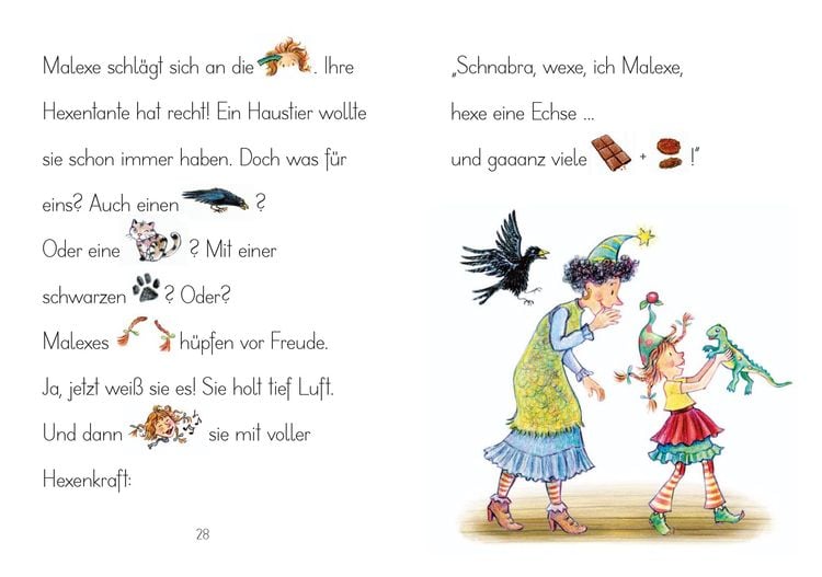 Produktbild: LESEZUG/Vor- und Mitlesen: Die kleine Hexe Malexe