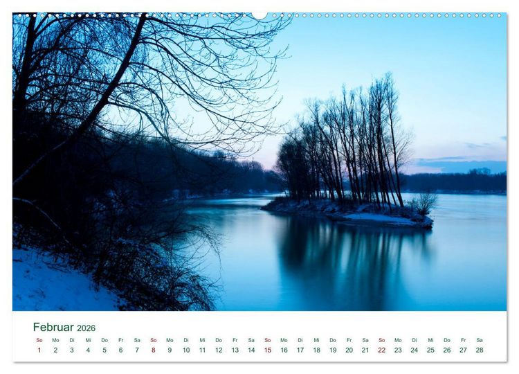 Produktbild: Auw&auml;lder bei Enns (hochwertiger Premium Wandkalender 2026 DIN A2 quer), Kunstdruck in Hochglanz