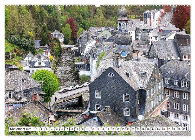 Produktbild: Liebenswertes Monschau (hochwertiger Premium Wandkalender 2026 DIN A2 quer), Kunstdruck in Hochglanz