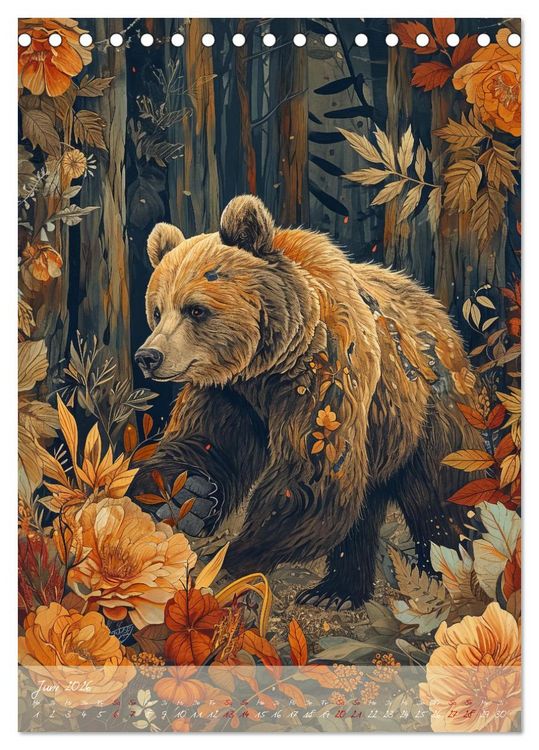 Produktbild: Teddyliebe B&auml;ren wie ich sie mag (Tischkalender 2026 DIN A5 hoch), CALVENDO Monatskalender