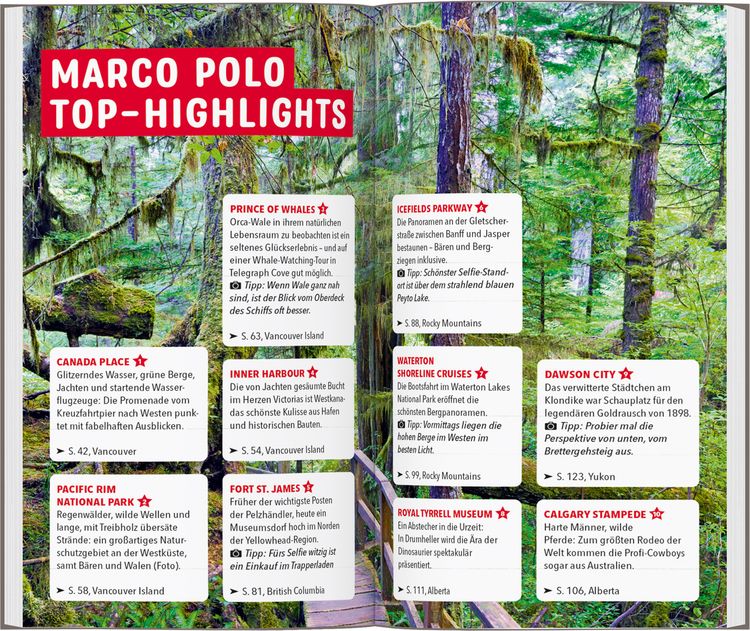 Produktbild: MARCO POLO Reisef&uuml;hrer Kanada West, Rocky Mountains, Vancouver