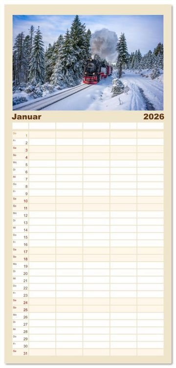 Produktbild: Familienplaner 2026 - Wernigerode - Historische Fachwerkstadt am Harz mit 5 Spalten (Wandkalender, 21 x 45 cm) CALVENDO