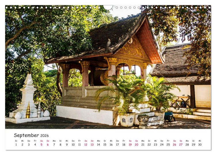 Produktbild: Laos - Im Herzen Indochinas (Wandkalender 2026 DIN A3 quer), CALVENDO Monatskalender