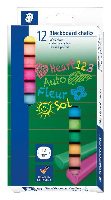Produktbild: STAEDTLER Wandtafelkreide farbig 12 St&uuml;ck
