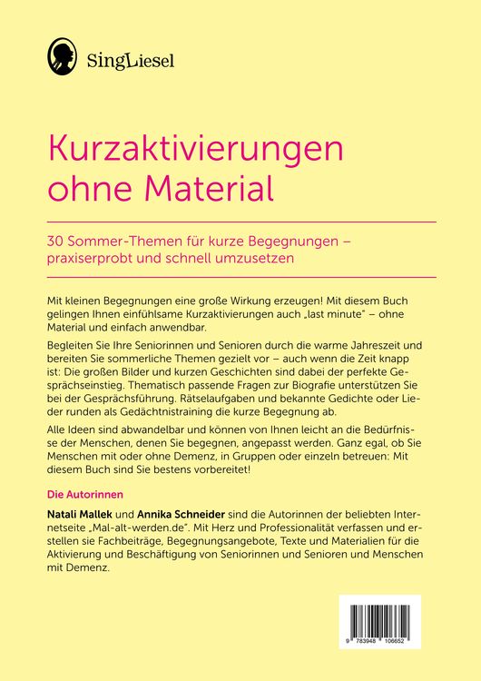 Produktbild: Kurzaktivierungen ohne Material. Last-Minute-Ideen f&uuml;r den Sommer