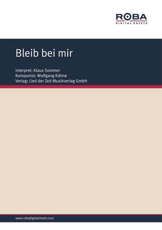 Produktbild: Bleib bei mir