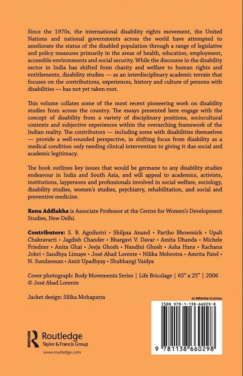 Produktbild: Disability Studies in India