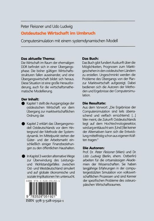 Produktbild: Ostdeutsche Wirtschaft im Umbruch