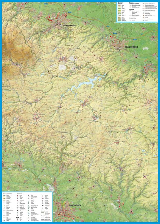 Produktbild: Markgraf, A: Wanderkarte Der Mittlere Harz 1:50.000