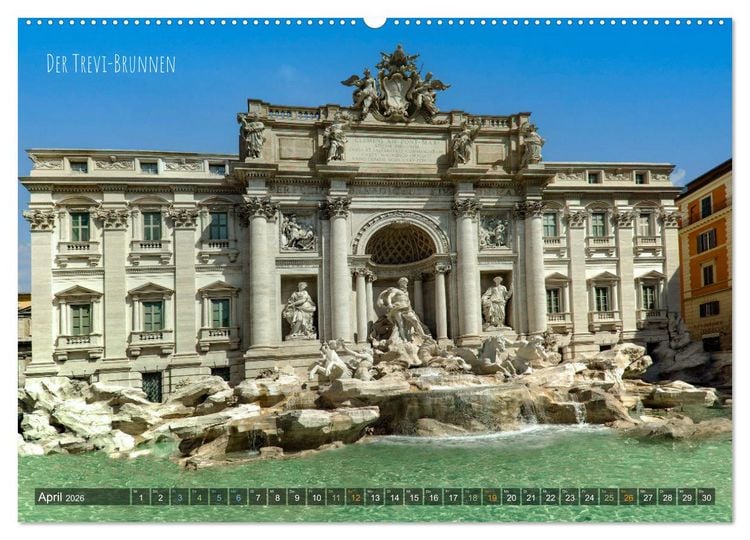 Produktbild: Highlights in Rom - Ein Wochenende in der "Ewigen Stadt" (hochwertiger Premium Wandkalender 2026 DIN A2 quer), Kunstdruck in Hochglanz
