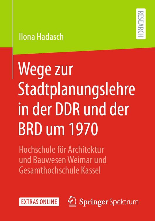 Produktbild: Wege zur Stadtplanungslehre in der DDR und der BRD um 1970