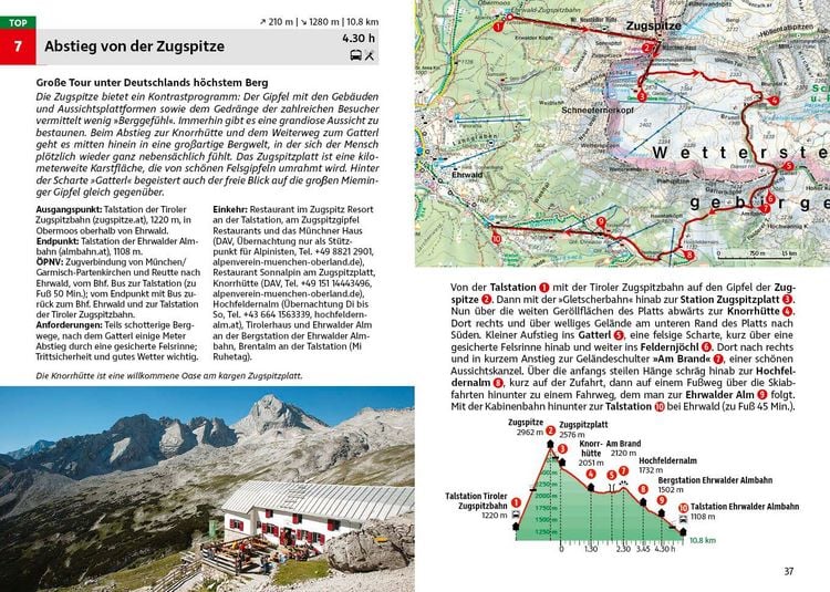 Produktbild: ROTHER Wanderf&uuml;hrer Au&szlig;erfern - Lechtal. 50 Touren um Ehrwald, Lermoos und Reutte &ndash; in der Tiroler Zugspitz Arena und im Naturpark Tiroler Lech