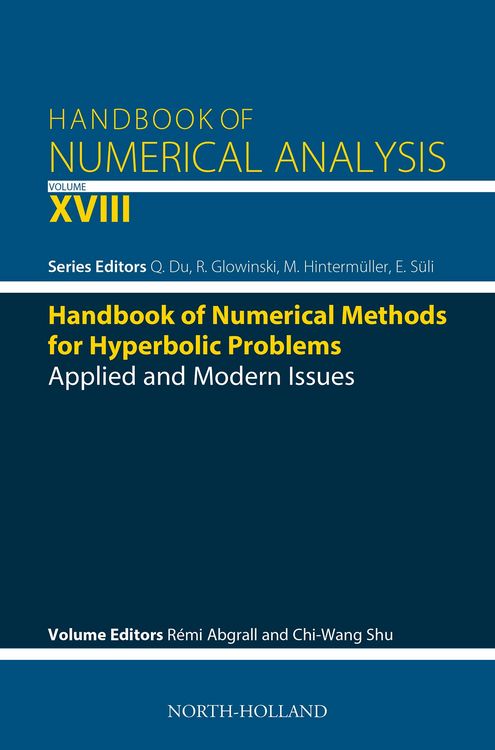 Produktbild: Handbook of Numerical Methods for Hyperbolic Problems