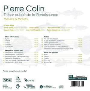 Produktbild: Pierre Colin Tr'sor oubli' de la Renaissance