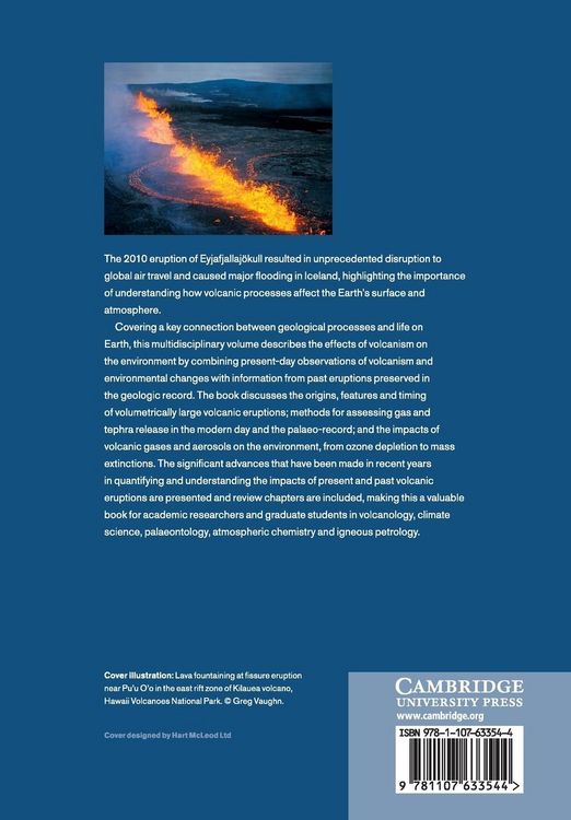 Produktbild: Volcanism and Global Environmental Change