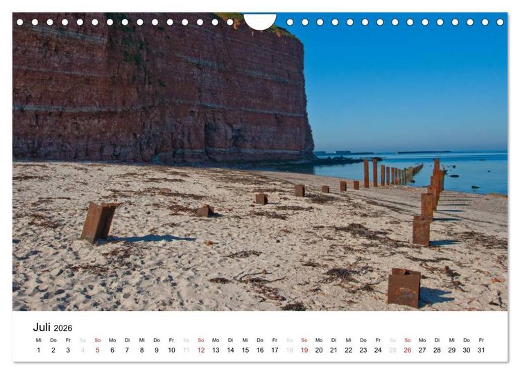 Produktbild: Helgoland (Wandkalender 2026 DIN A4 quer), CALVENDO Monatskalender