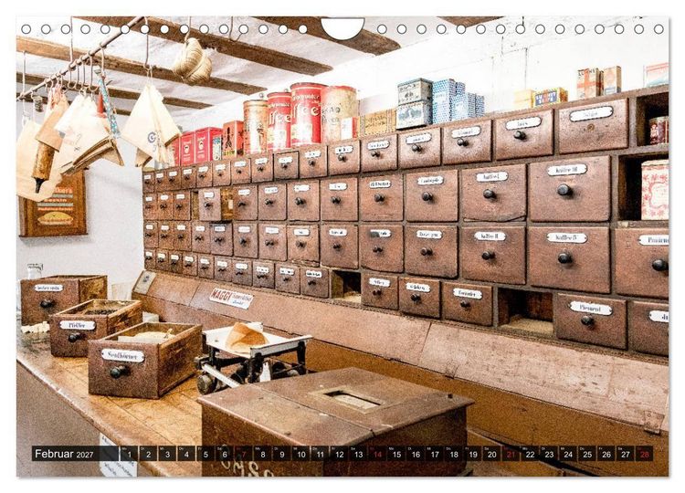 Produktbild: Kolonialwarenl&auml;den Zwischen Notwendigkeit und Luxus (Wandkalender 2027 DIN A4 quer), CALVENDO Monatskalender