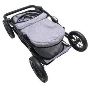 Produktbild: Knorrtoys 63487 - Puppenwagen First Stone Black, klappbar, Schieberh&ouml;he: 40-66cm