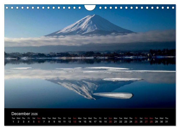 Produktbild: Mt. Fuji 2026 (Wall Calendar 2026 DIN A4 landscape), CALVENDO 12 Month Wall Calendar