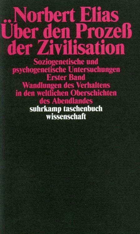 Produktbild: &Uuml;ber den Proze&szlig; der Zivilisation. Soziogenetische und psychogenetische Untersuchungen.