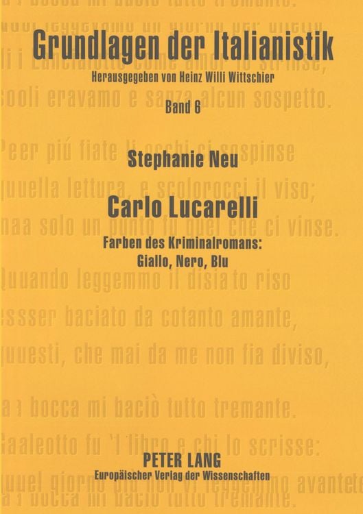 Produktbild: Carlo Lucarelli